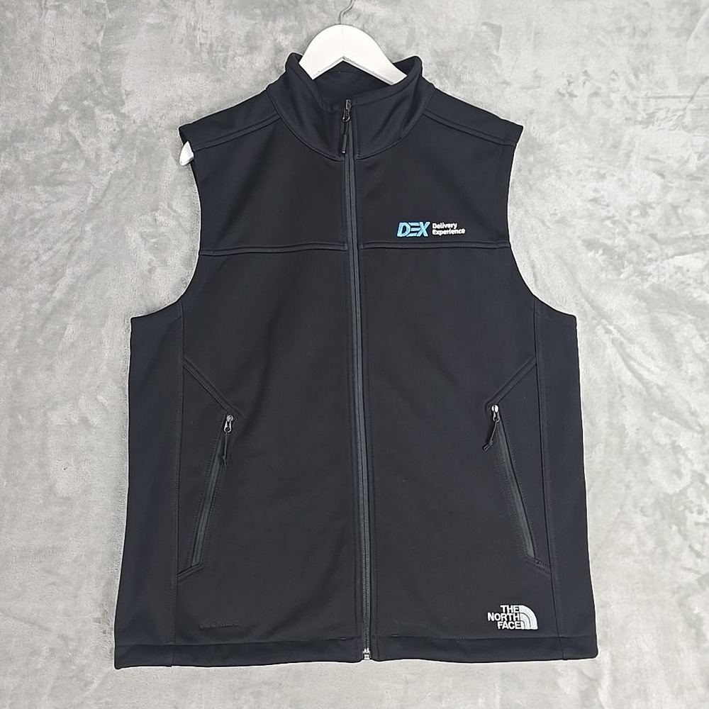 North Face Mens Ridgewall Windwall Softshell Vest Large Black Outdoor